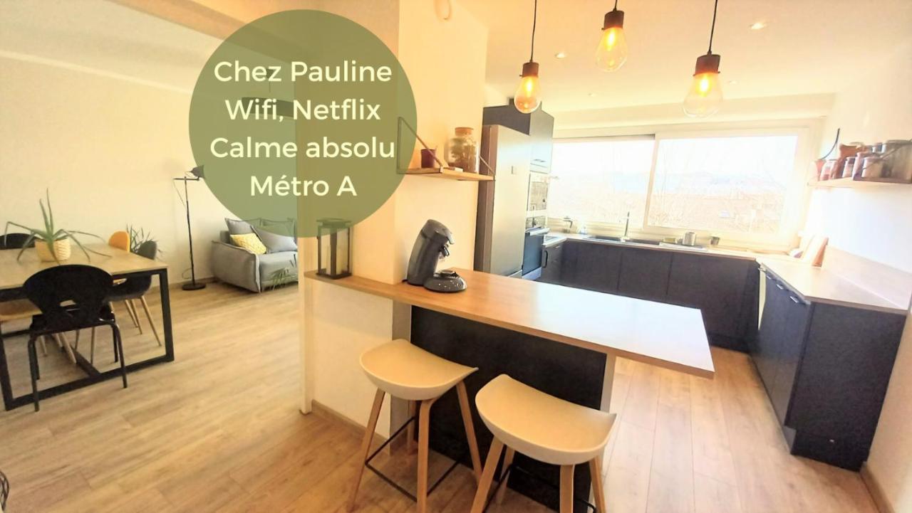 Magnifique Cocon - Metro A Republique - 2 Belles Chambres Avec Dressings - Wifi Gratuit - Netflix - Au Calme Absolu - Lumineux - Jardin Arbore Partage Dans La Residence Villeurbanne Exterior photo